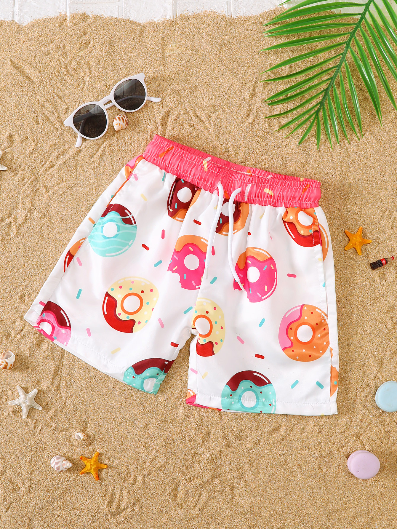Baby Clothing Patterns - Baby Boys Summer Donut Pattern Beach