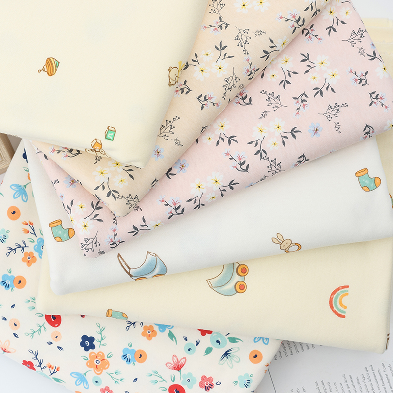 Baby Clothing Patterns - Thick Elastic Pure Cotton Printed Knitted
