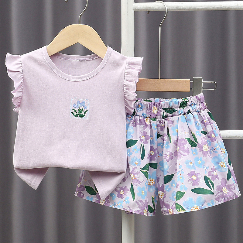 Baby Clothing Boutique - 2Piece Sets Summer Baby Girls Clothes
