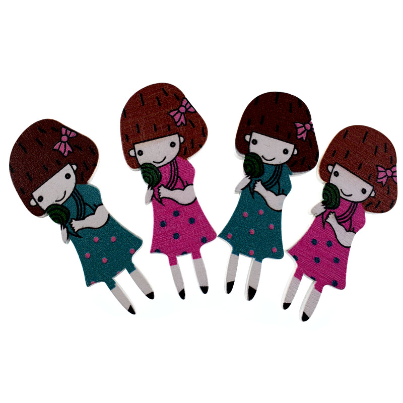 10/20pcs Mixed animals 2 Hole  - Baby Clothing Sewing recension och pris