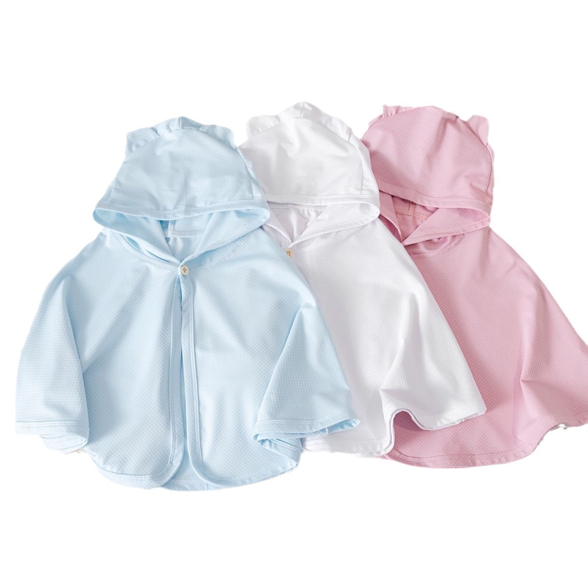 Baby Hooded Sun Protection Coa - Knit Cardigan Infant recension och pris