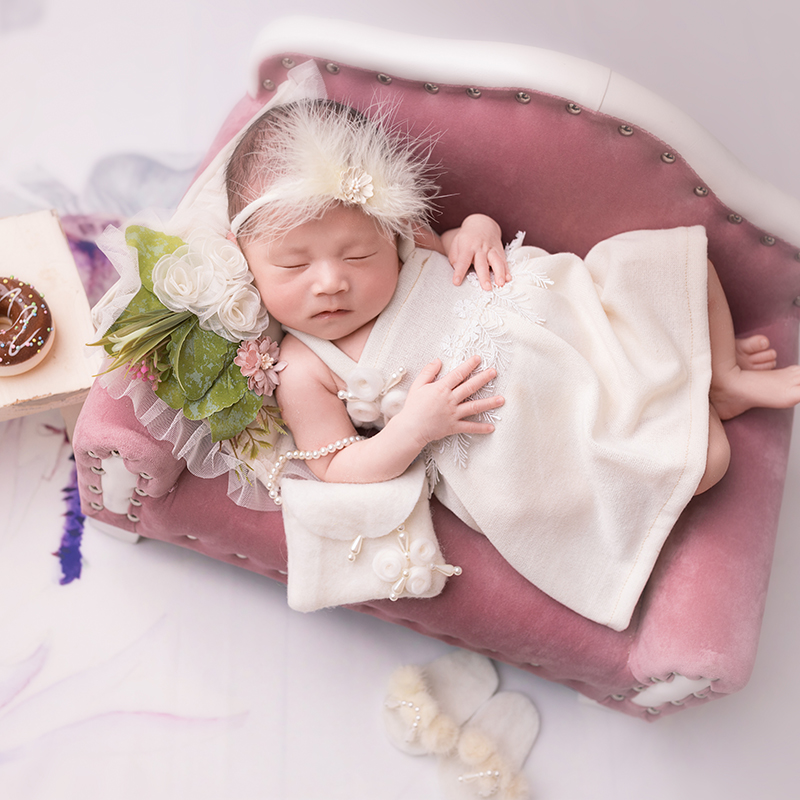 Nezha Outfit Newborn Photograp - Baby Clothing Sewing recension och pris
