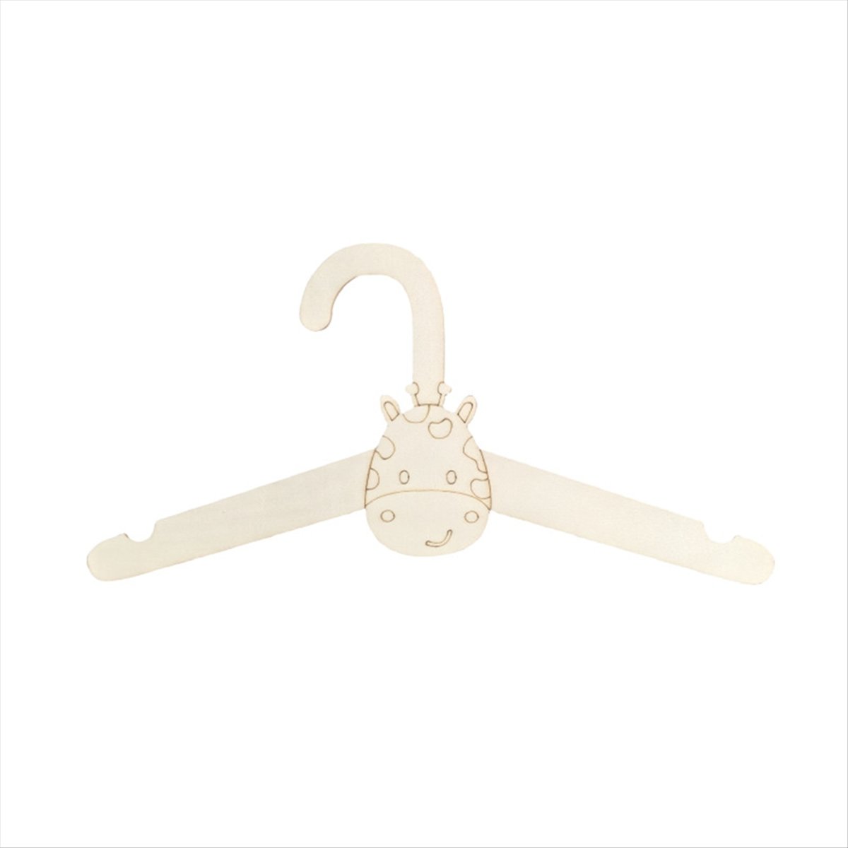 ABJS 20PCS Cute Wooden Clothes - Baby Clothing Hanging Rack recension och pris