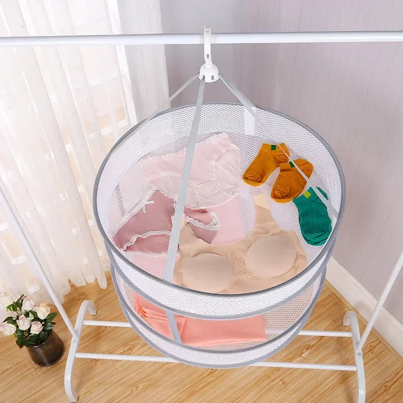 1/2 Layer Clothes Dryer Basket - Baby Clothing Drying Rack recension och pris