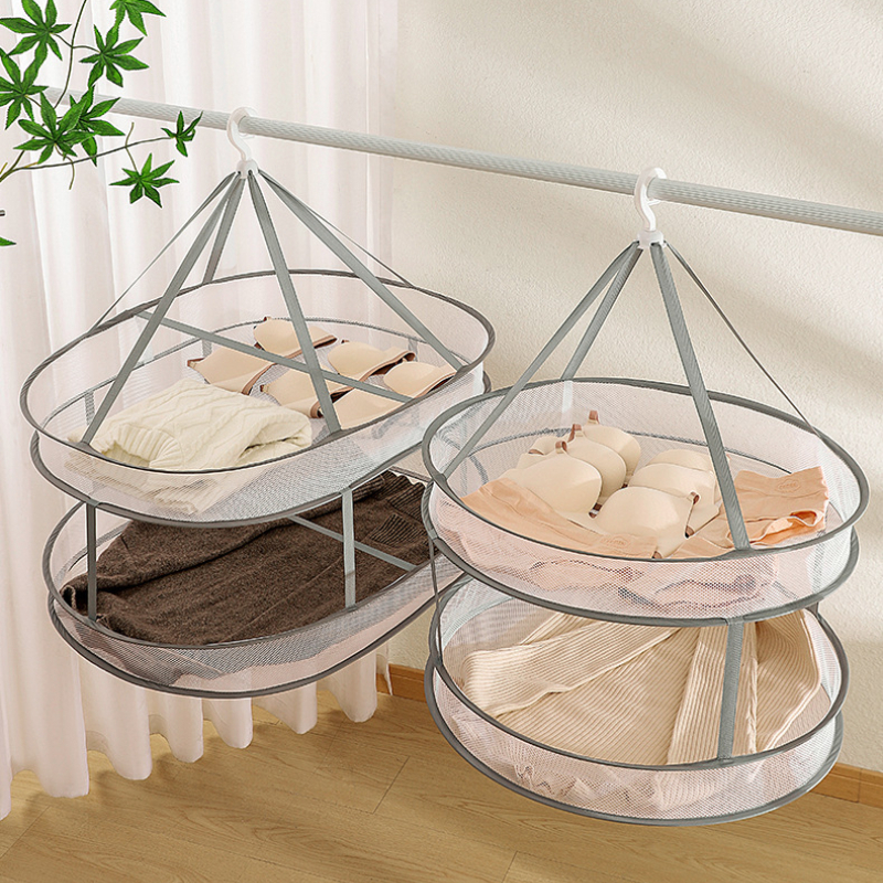 1/2 Layer Clothes Dryer Basket - Baby Clothing Drying Rack recension och pris