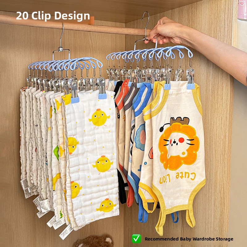 Baby Clothes Hanger Multi-clip - Baby Clothing Drying Rack recension och pris