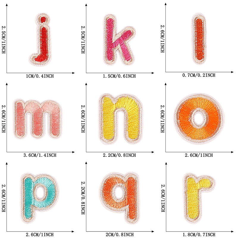 26/Pcs/Lot Fabrics Letter Stri - Baby Clothing Sewing recension och pris