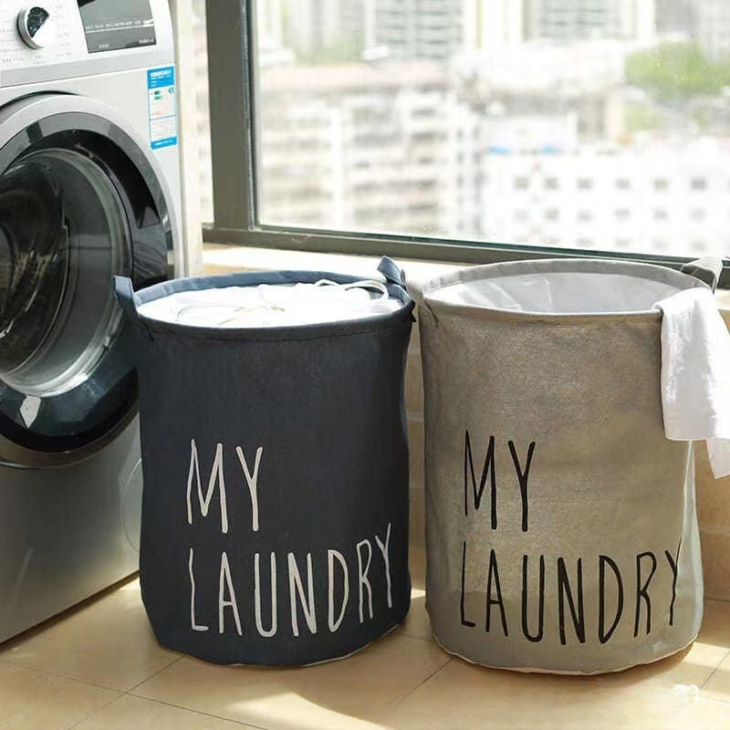 Foldable Drawstring Laundry Ha - Baby Clothing Dividers recension och pris
