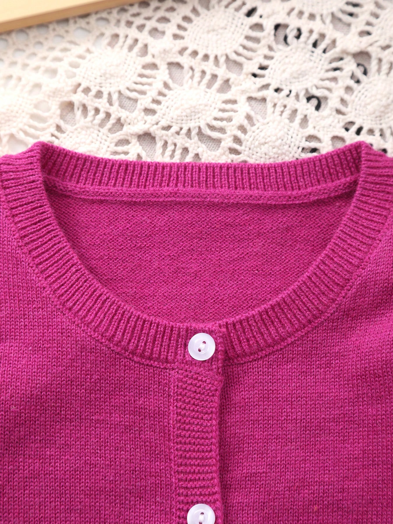 Baby Girl's Spring Thin Valent - Knit Cardigan Infant recension och pris