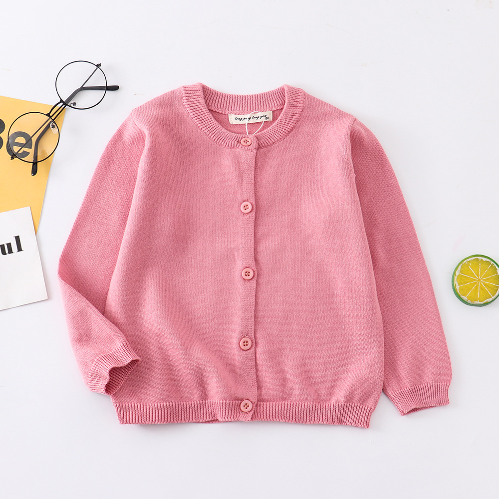 Soft Cotton Basic White Blue R - Knit Cardigan Infant recension och pris