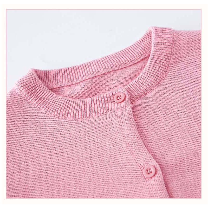 Soft Cotton Basic White Blue R - Knit Cardigan Infant recension och pris