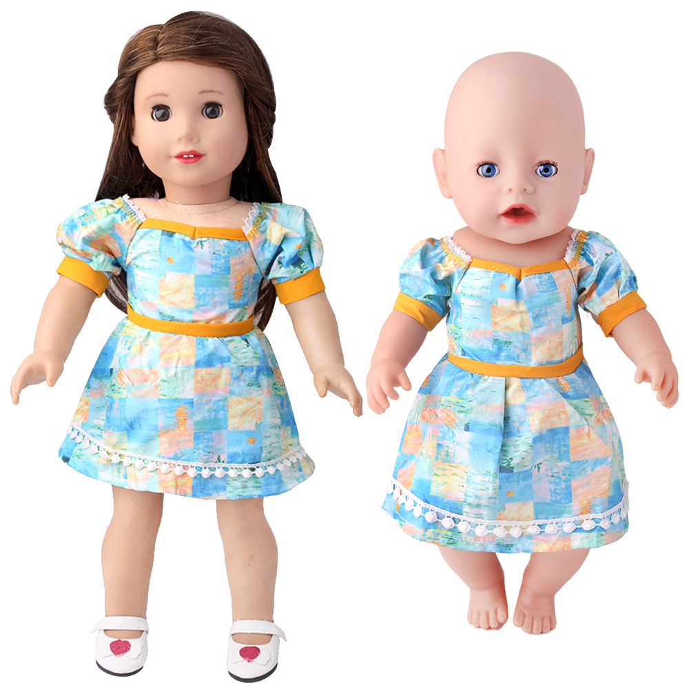 Summer Blue Print Dress Americ - Baby Clothing Patterns recension och pris