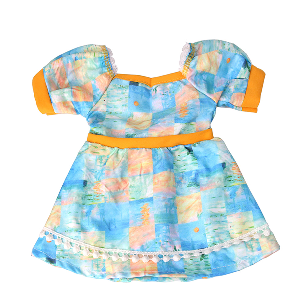 Summer Blue Print Dress Americ - Baby Clothing Patterns recension och pris