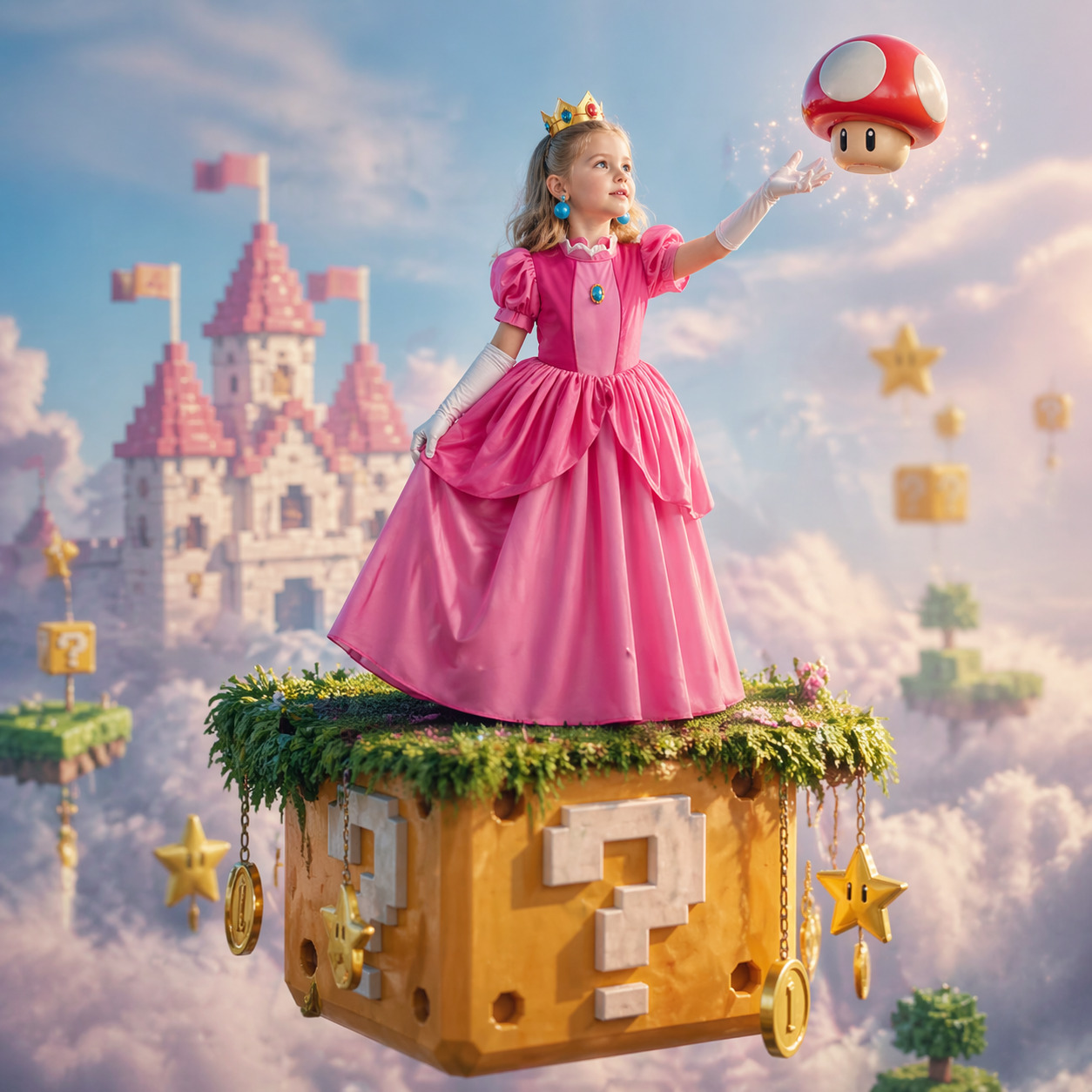 Princess Peach Style Dress Up  - Baby Clothing Patterns recension och pris