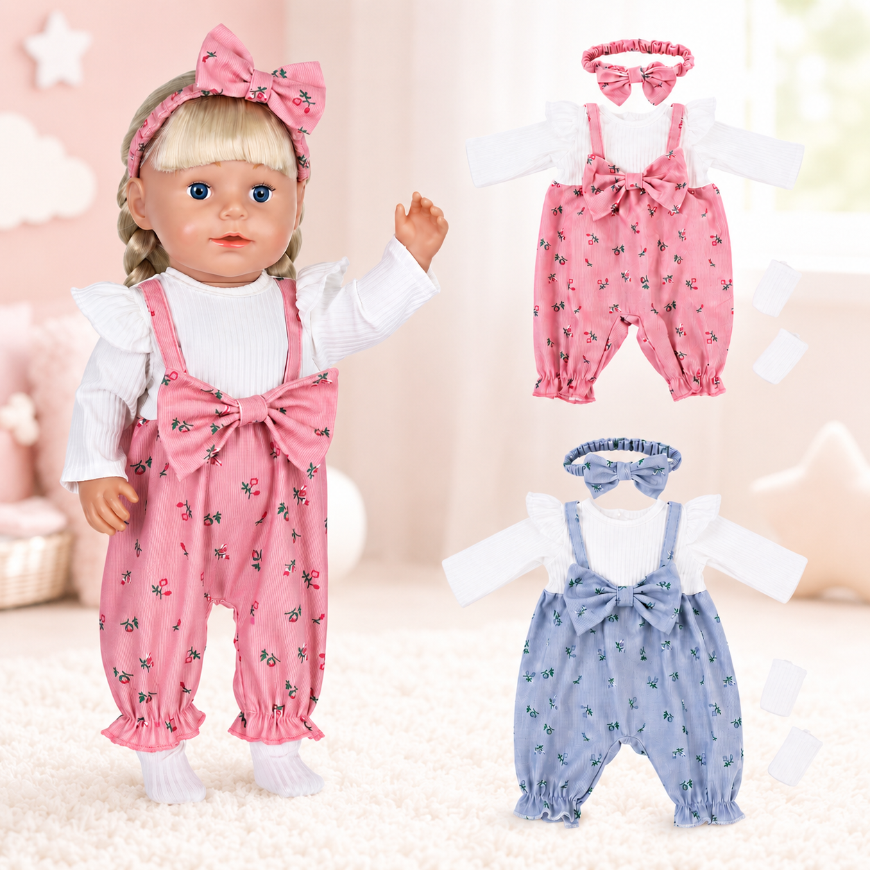 Doll Clothes for 16-18inch Bab - Baby Clothing Jumpers recension och pris