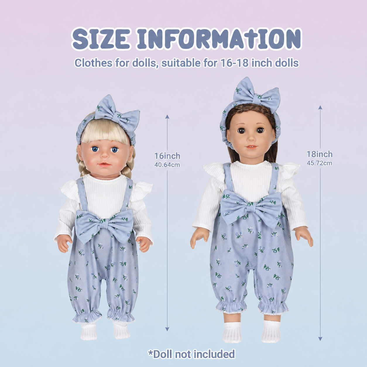 Doll Clothes for 16-18inch Bab - Baby Clothing Jumpers recension och pris