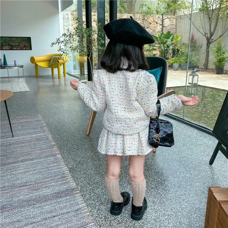 Girls Tweed Sets Clothes Autum - Baby Clothing Boutique recension och pris
