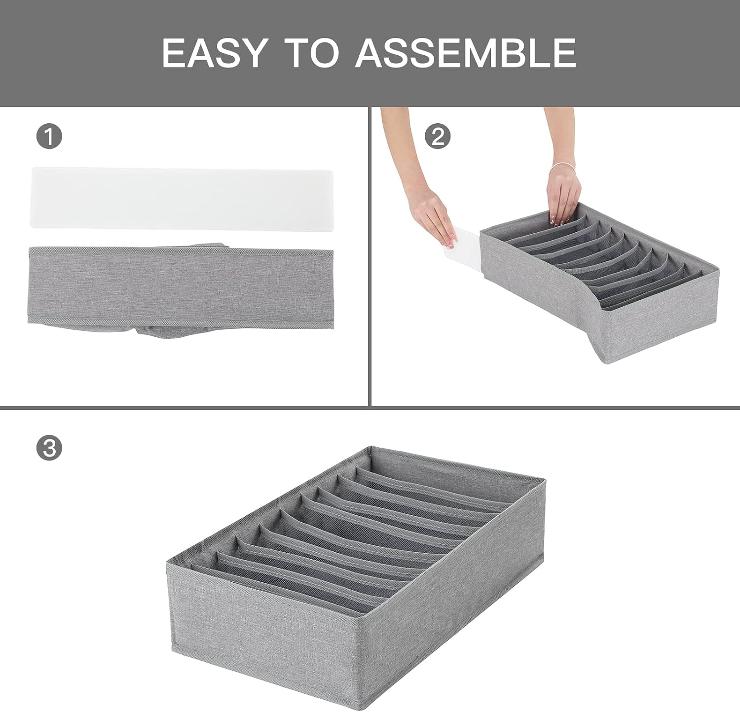 4 Pack Drawer Organizers, 10 G - Baby Clothing Images recension och pris