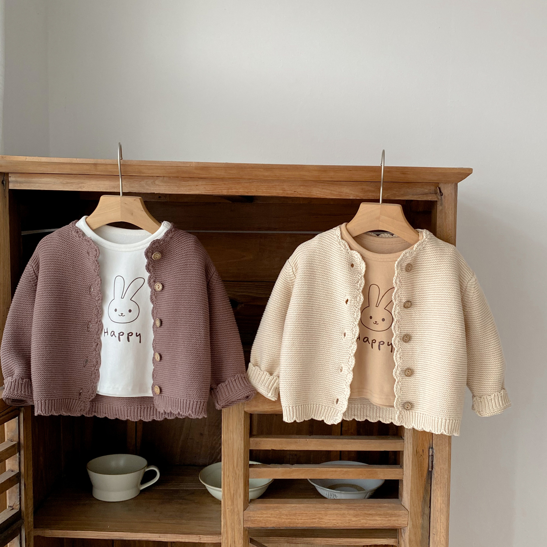 2025 Autumn New Baby Long Slee - Knit Cardigan Infant recension och pris