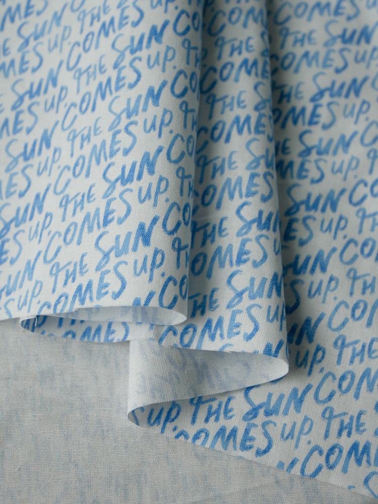 150x50cm Blue English Letters  - Baby Clothing Sewing recension och pris