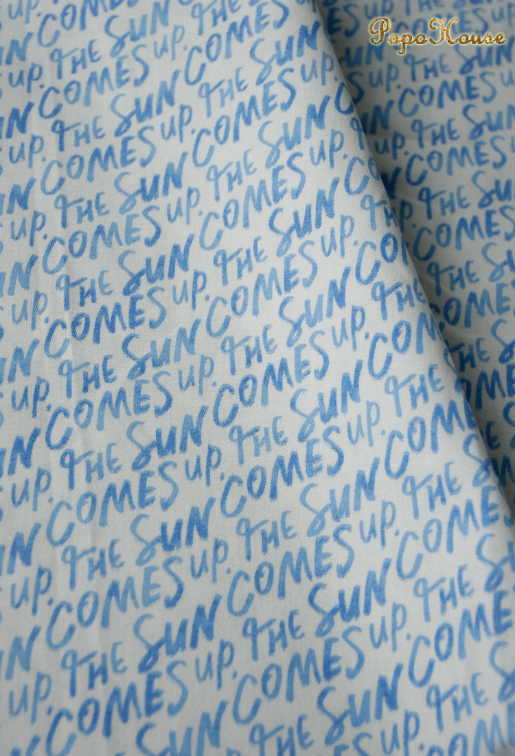 150x50cm Blue English Letters  - Baby Clothing Sewing recension och pris
