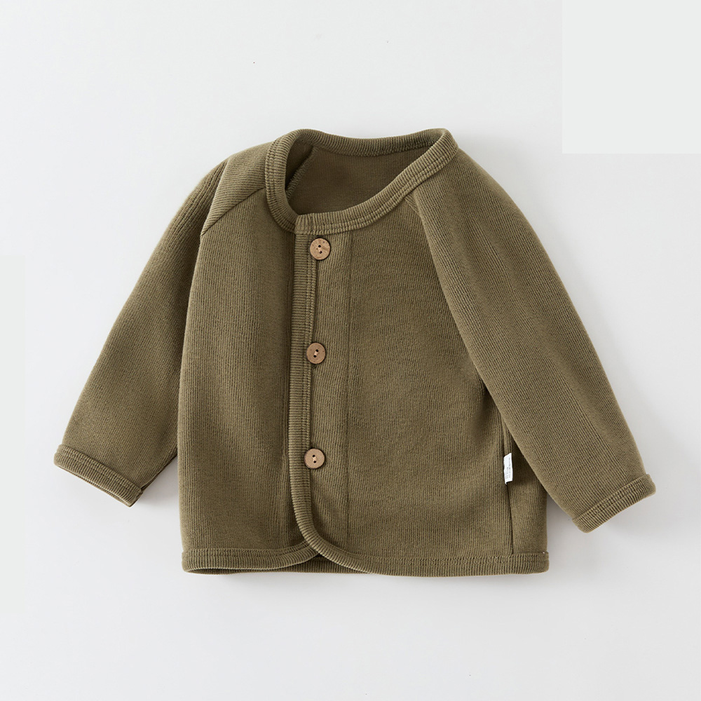 Kids Cardigan Solid Color Spri - Knit Cardigan Infant recension och pris