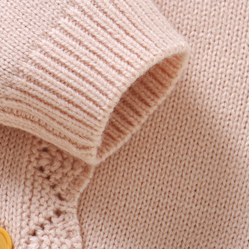 Pink Baby Girl Floral Sweaters - Knit Cardigan Infant recension och pris
