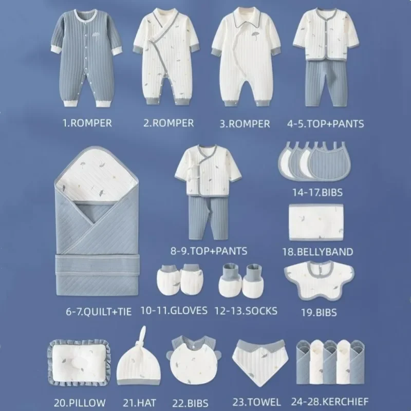 Newborn Baby 28 Pcs Gift Sets  - Baby Clothing Organic recension och pris