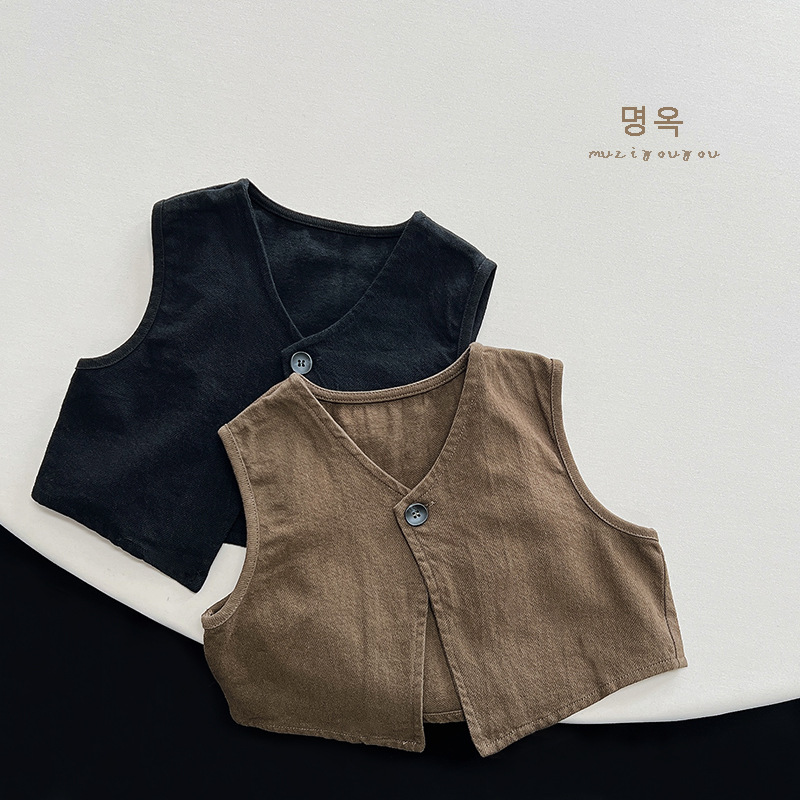 Spring Autumn Children Retro S - Knit Cardigan Infant recension och pris