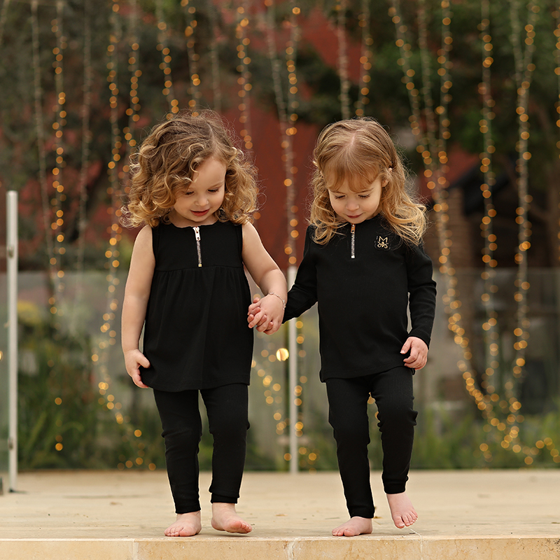 Summer Black Ribbed Family Mat - Baby Clothing Dividers recension och pris