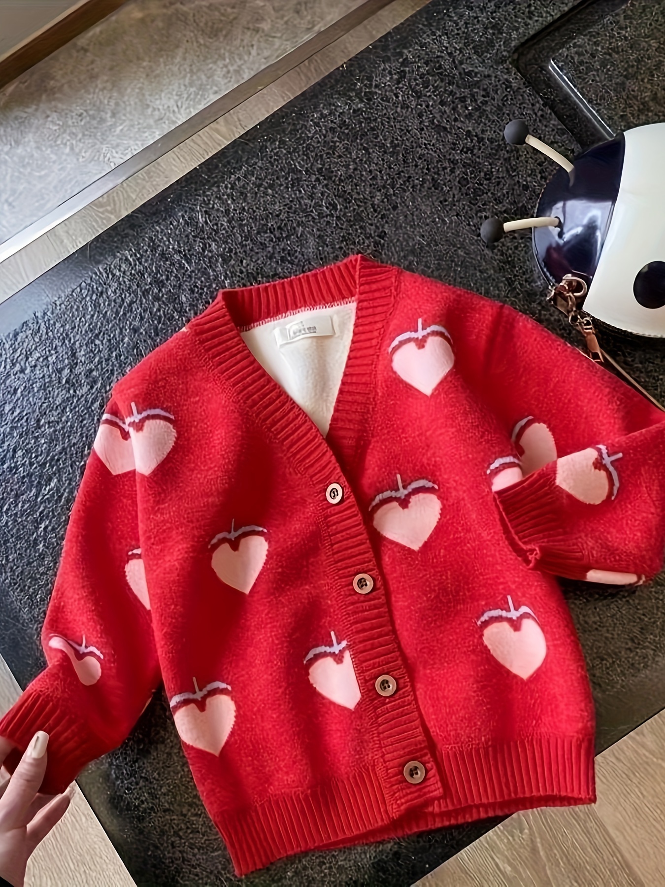 Girls' Knitted Cardigan Spring - Knit Cardigan Infant recension och pris