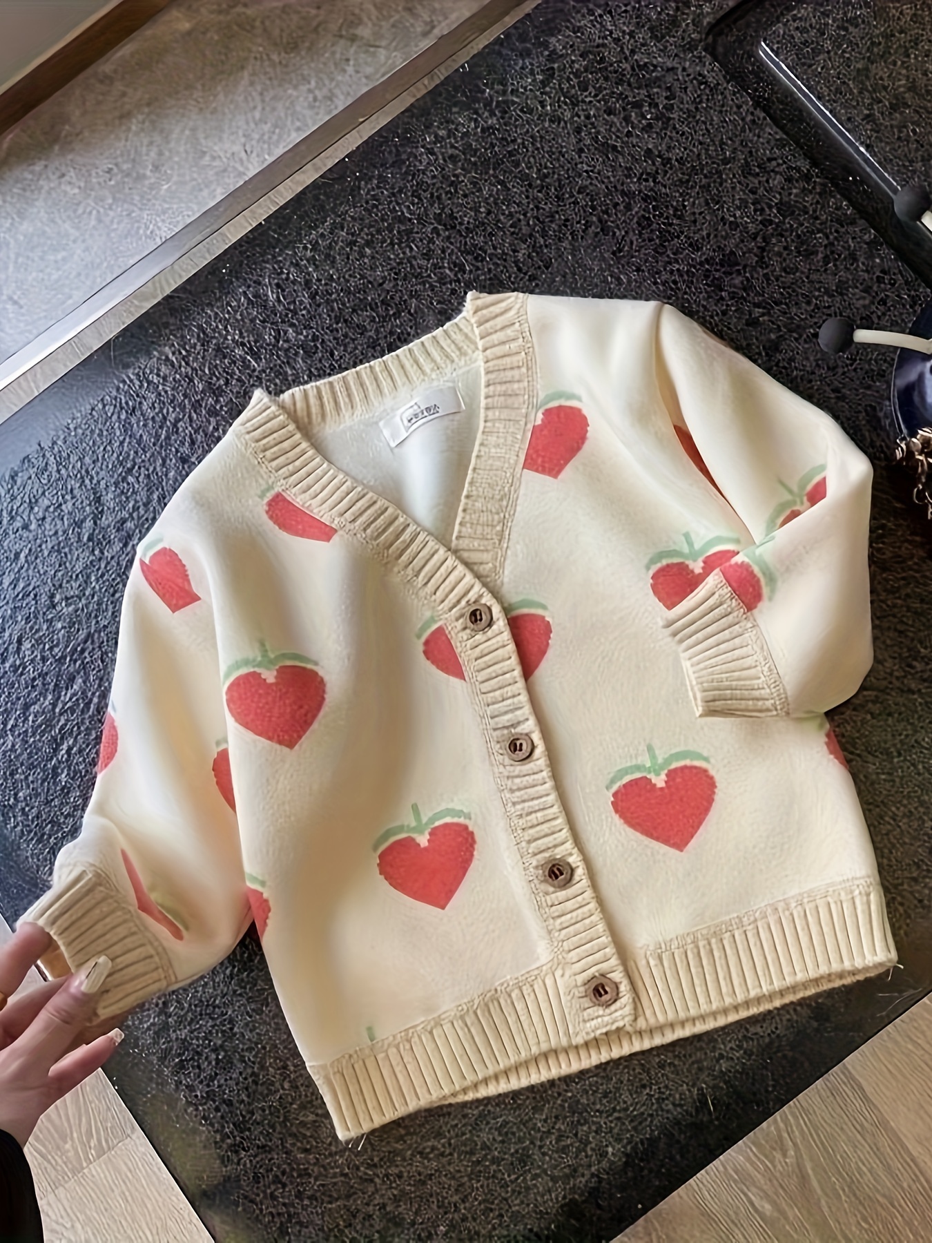 Girls' Knitted Cardigan Spring - Knit Cardigan Infant recension och pris