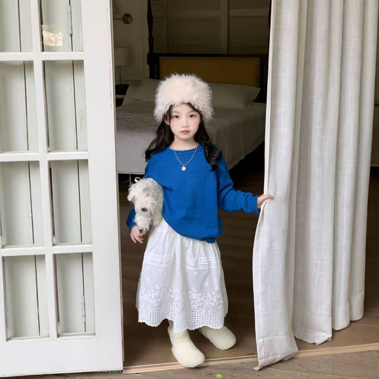 Spring Autumn Baby Girls Knitt - Baby Clothing Jumpers recension och pris