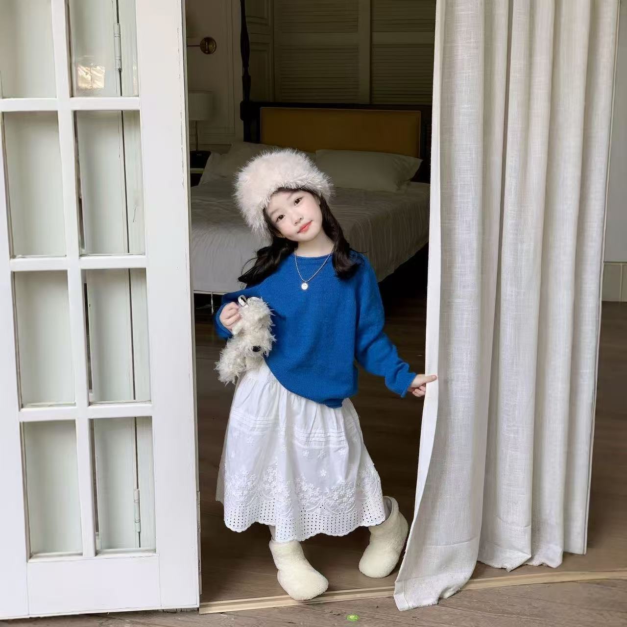 Spring Autumn Baby Girls Knitt - Baby Clothing Jumpers recension och pris