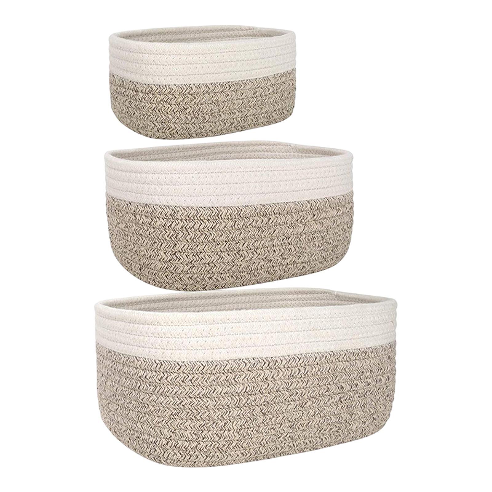 Cotton Rope Basket, Storage Ba - Baby Clothing Basket recension och pris