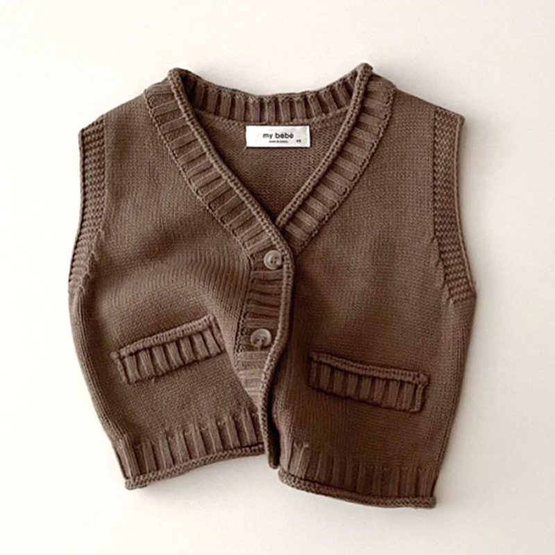 2025 Autumn New Baby Sleeveles - Knit Cardigan Infant recension och pris