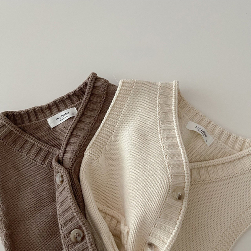 2025 Autumn New Baby Sleeveles - Knit Cardigan Infant recension och pris