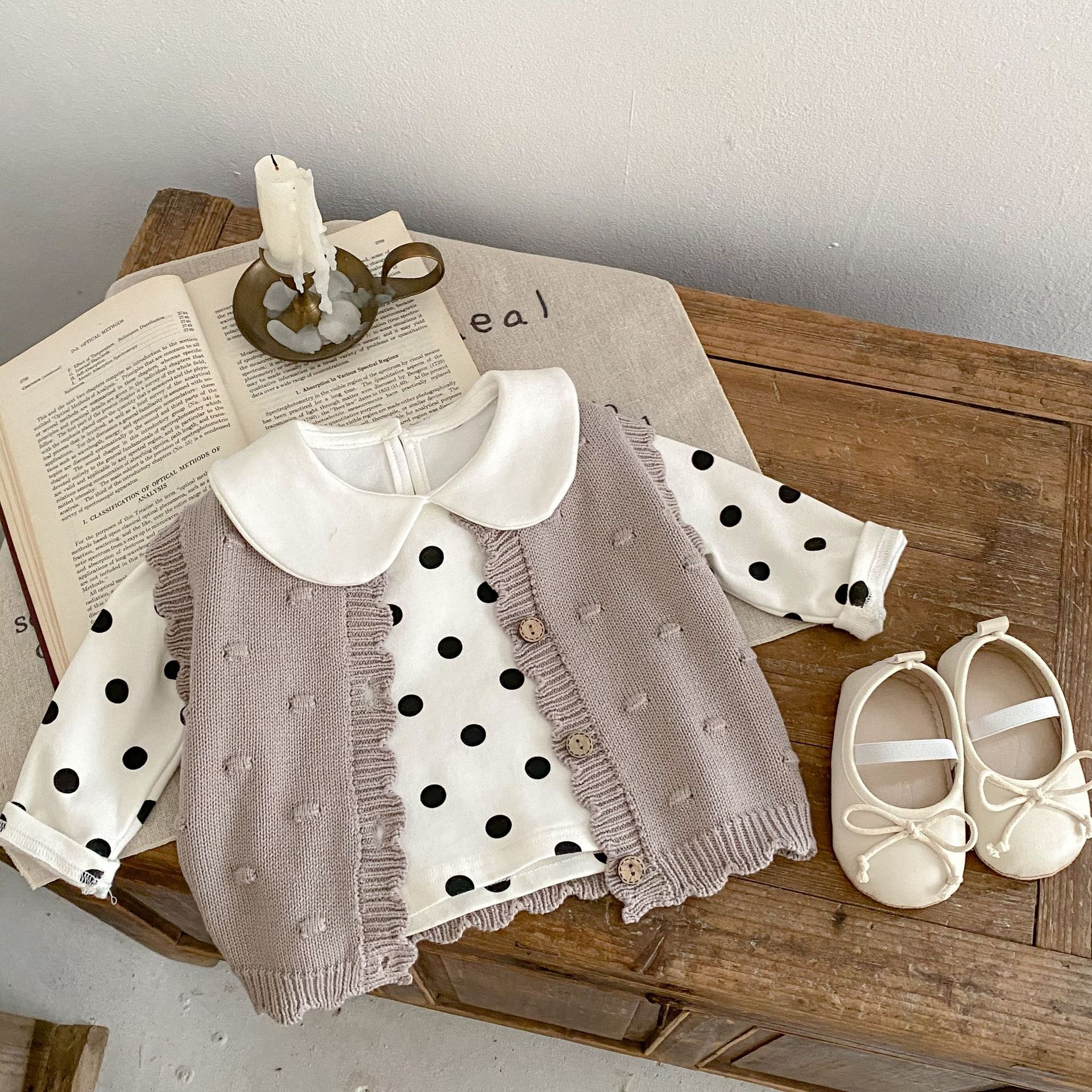 Boys and Girls Baby Pom Pom Ca - Knit Cardigan Infant recension och pris